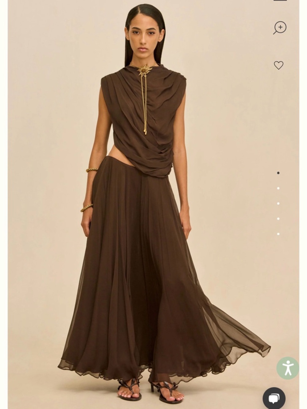 CULT GAIA bankisa top and cosmea skirt BNWT